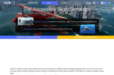 GeoFS 在线飞行
