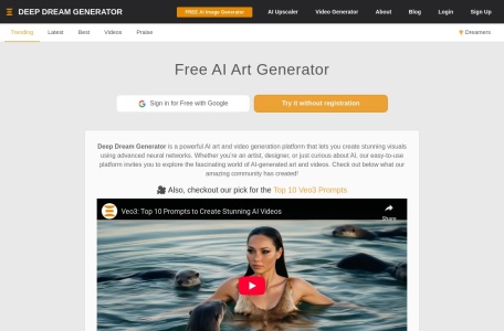 Deep Dream Generator