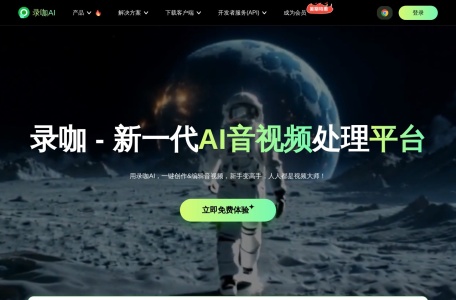 AI语音转文字/视频翻译-录咖