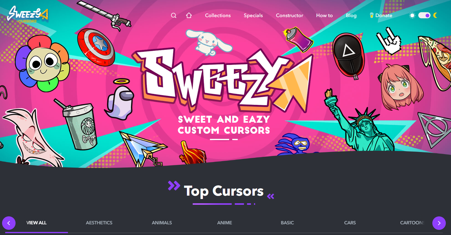 Sweezy Cursors
